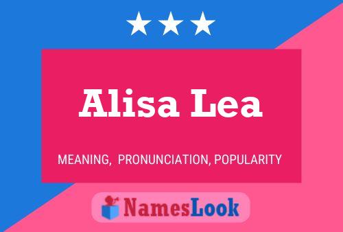 Affiche de nom Alisa Lea