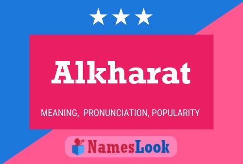 Affiche de nom Alkharat