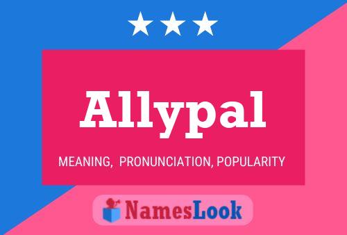 Affiche de nom Allypal