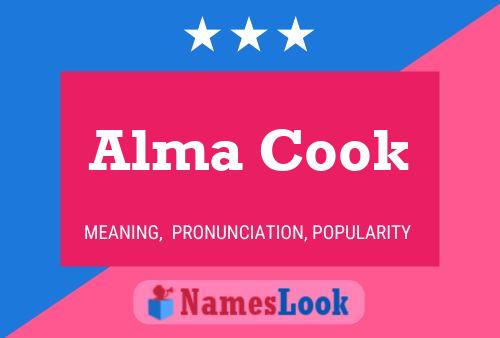 Affiche de nom Alma Cook