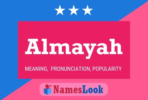 Affiche de nom Almayah