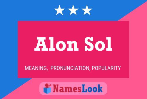 Affiche de nom Alon Sol