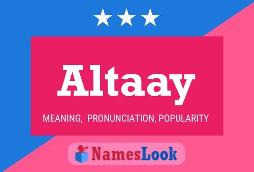 Affiche de nom Altaay