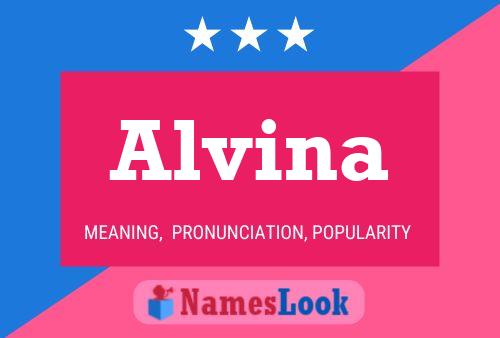 Affiche de nom Alvina