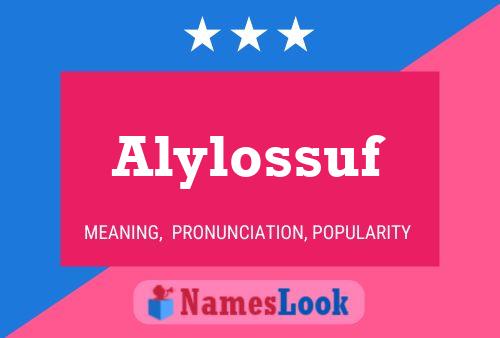 Affiche de nom Alylossuf