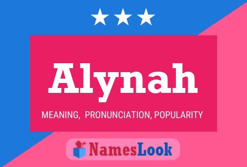 Affiche de nom Alynah