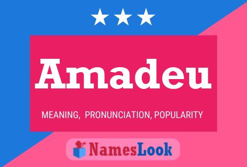 Affiche de nom Amadeu