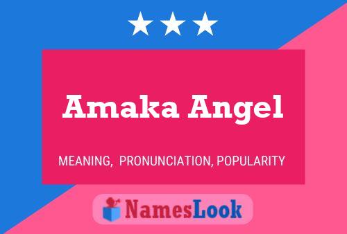 Affiche de nom Amaka Angel