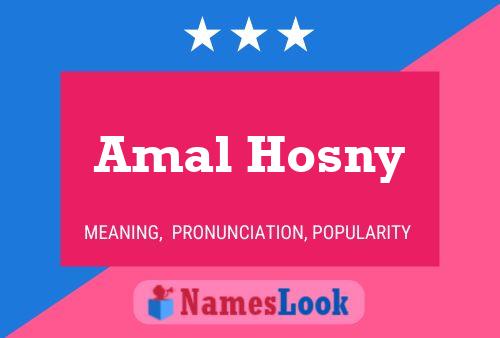 Affiche de nom Amal Hosny