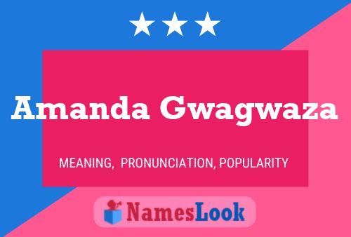 Affiche de nom Amanda Gwagwaza