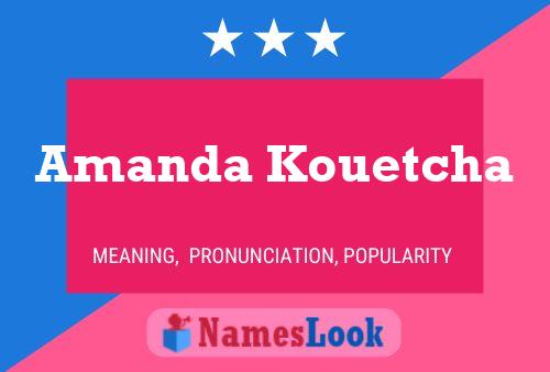 Affiche de nom Amanda Kouetcha