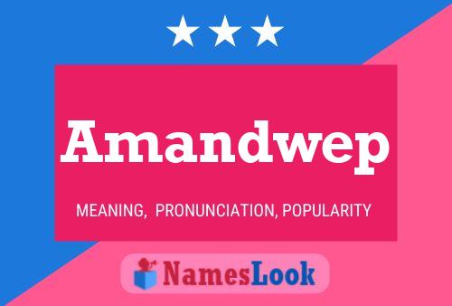 Affiche de nom Amandwep