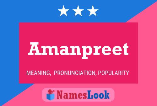 Affiche de nom Amanpreet