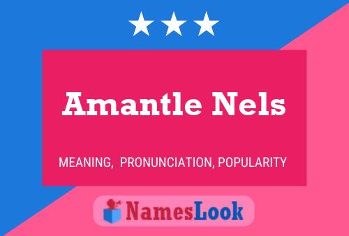 Affiche de nom Amantle Nels