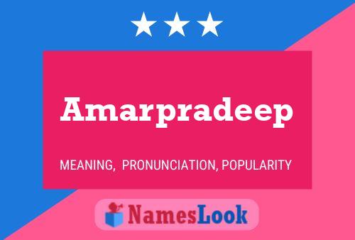 Affiche de nom Amarpradeep