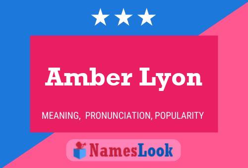 Affiche de nom Amber Lyon