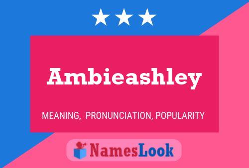 Affiche de nom Ambieashley