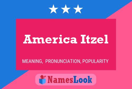 Affiche de nom America Itzel