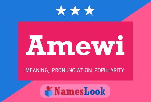 Affiche de nom Amewi