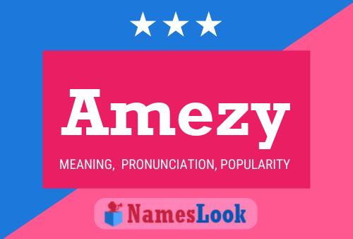 Affiche de nom Amezy