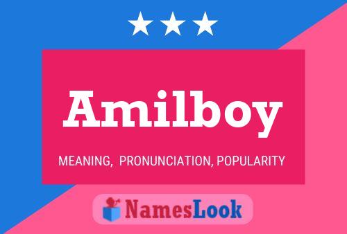 Affiche de nom Amilboy