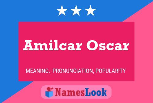 Affiche de nom Amilcar Oscar