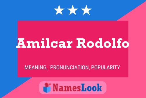 Affiche de nom Amilcar Rodolfo