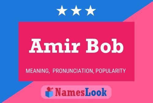 Affiche de nom Amir Bob