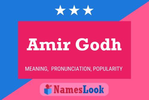 Affiche de nom Amir Godh