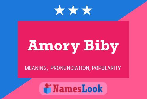 Affiche de nom Amory Biby