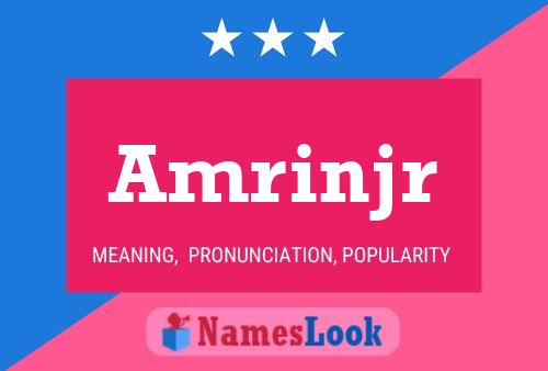 Affiche de nom Amrinjr