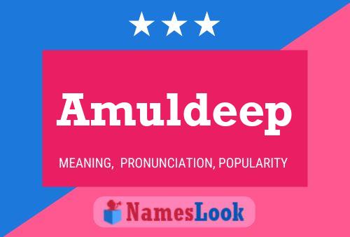 Affiche de nom Amuldeep