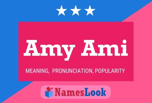 Affiche de nom Amy Ami