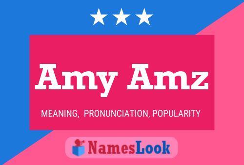 Affiche de nom Amy Amz