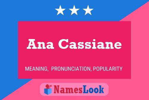 Affiche de nom Ana Cassiane