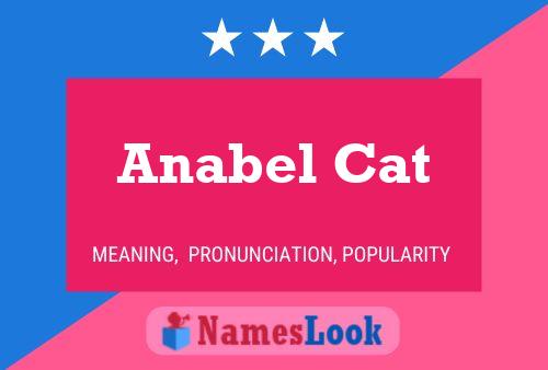 Affiche de nom Anabel Cat