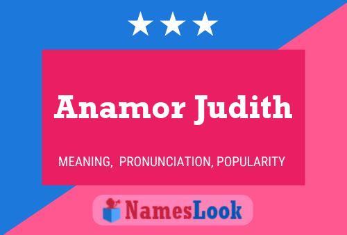 Affiche de nom Anamor Judith