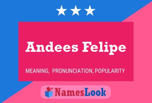 Affiche de nom Andees Felipe