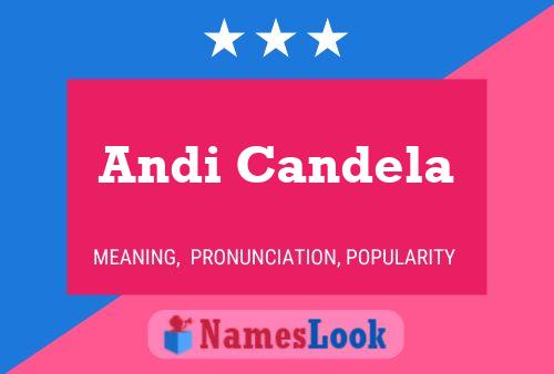 Affiche de nom Andi Candela