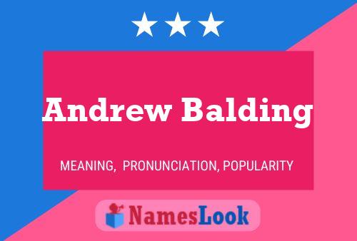 Affiche de nom Andrew Balding