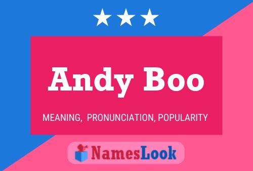 Affiche de nom Andy Boo