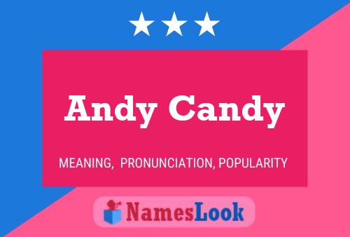 Affiche de nom Andy Candy