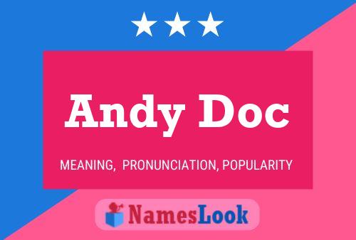 Affiche de nom Andy Doc