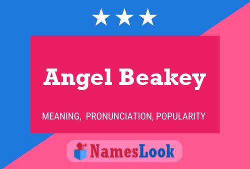 Affiche de nom Angel Beakey