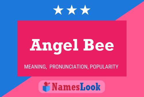 Affiche de nom Angel Bee