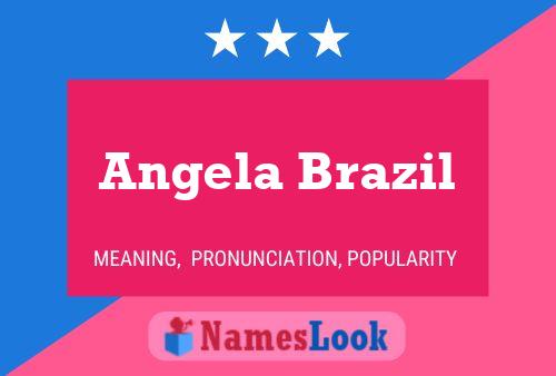 Affiche de nom Angela Brazil