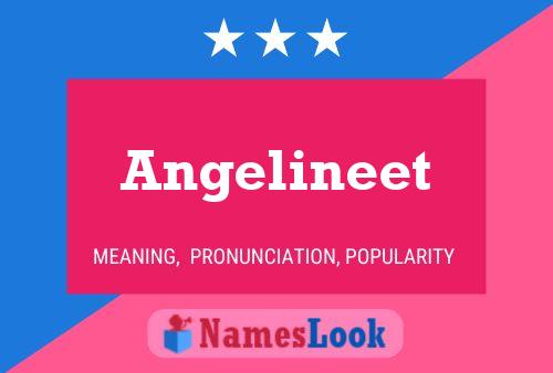 Affiche de nom Angelineet