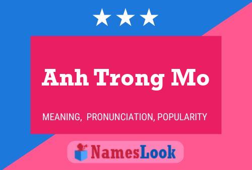 Affiche de nom Anh Trong Mo