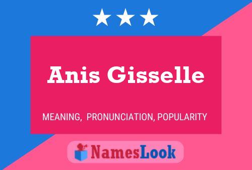 Affiche de nom Anis Gisselle