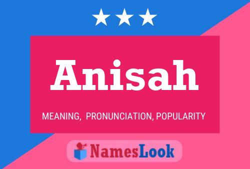 Affiche de nom Anisah